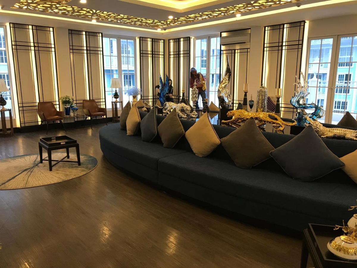 Grand Florida芭提雅带免费游泳池温泉和健身房和办公区水上花园公寓e208 Na Chom Thian Exterior photo